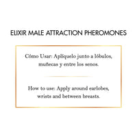Elixir Male Attraction Pheromones By Cocó March - Enhance Attraction Signals to Draw Attention of Men, Boost Confidence And Self Esteem, Soft Pleasant Scent, Natural Formula - 0.5 fl oz (15 ml).