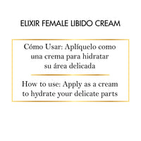 Elixir Female Libido Cream By Cocó March - Pleasure Enhancer For Men And Women - Plant Based Vaginal Cream Stimulates Libido, Increase Sensation, Hydrates Delicate Parts - 1 fl oz (30 ml).