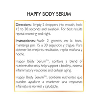 Happy Body Serum By Cocó March - Natural Soothing Serum For Muscle &amp; Joint Discomfort, Suitable For All Ages And Pets - Gluten Free, Keto Friendly, Dairy Free, GMO Free - 4.05 fl oz (120 ml).