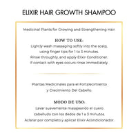 Hair Growth Shampoo - Hair-Strengthening Plant-Based - Chemical-Free Hair Thinning Shampoo For Men And Women - Natural Hair Loss Formula For Thicker Fuller Hair - 16.9 fl oz (500 ml) - Elixir By Cocó March.