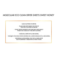 Molecular Eco Clean Dryer Sheets By Cocó March – Eco-Friendly, Hypoallergenic, Biodegradable, Static Control, Wrinkle Fighting – 100 Sheets.