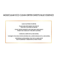 Molecular Eco Clean Dryer Sheets By Cocó March – Eco-Friendly, Hypoallergenic, Biodegradable, Static Control, Wrinkle Fighting – 100 Sheets.