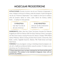 Molecular Progesterone By Cocó March - Plant Based Cream, Supports Hormone Balance, Optimal Absorption - Not Tested On Animals, Gluten Free, Vegan, GMO Free - 1.7 oz (50 ml).