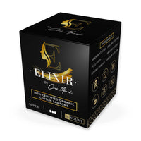 100% Organic Cotton Tampons - Hypoallergenic and Biodegradable Tube, No Harsh Chemicals, Dyes, or Perfumes, Leak Resistant, Odor Protection, Teen and Adult - 16 Count – Elixir By Cocó March.