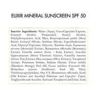 Mineral Sunscreen - Broad Spectrum 50 SPF Sun Protection, Water-Resistant-80 min, Hydrates and Enhances Skin, Adults and Children - 2.1 oz (59 g) - Elixir By Cocó March.