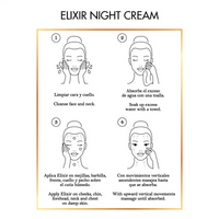 Elixir Night Cream by Cocó March – Luxurious Silk Anti-Aging Cream, Free Of Preservatives And Parabens. For All Skin Types, Moisture Retention And Repair with Over 40 Skin-Nourishing Nutrients – 1.8 fl oz.