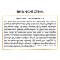 Elixir Night Cream by Cocó March – Luxurious Silk Anti-Aging Cream, Free Of Preservatives And Parabens. For All Skin Types, Moisture Retention And Repair with Over 40 Skin-Nourishing Nutrients – 1.8 fl oz.