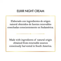 Elixir Night Cream by Cocó March – Luxurious Silk Anti-Aging Cream, Free Of Preservatives And Parabens. For All Skin Types, Moisture Retention And Repair with Over 40 Skin-Nourishing Nutrients – 1.8 fl oz.