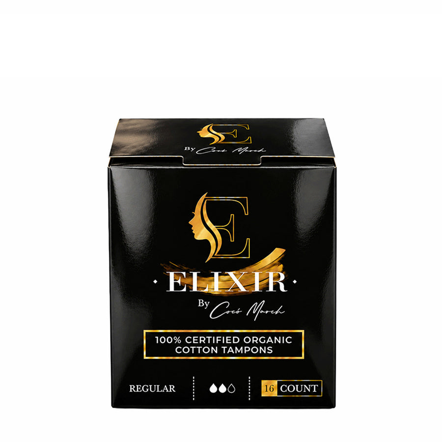 ELIXIR 100% ORGANIC COTTON TAMPONS (16ct)