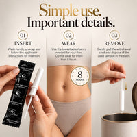 ELIXIR 100% ORGANIC COTTON TAMPONS (16ct)