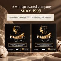 ELIXIR 100% ORGANIC COTTON TAMPONS (16ct)