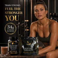 Women’s Muscle Kit with chocolate VitaProtein and Silk Face Collagen